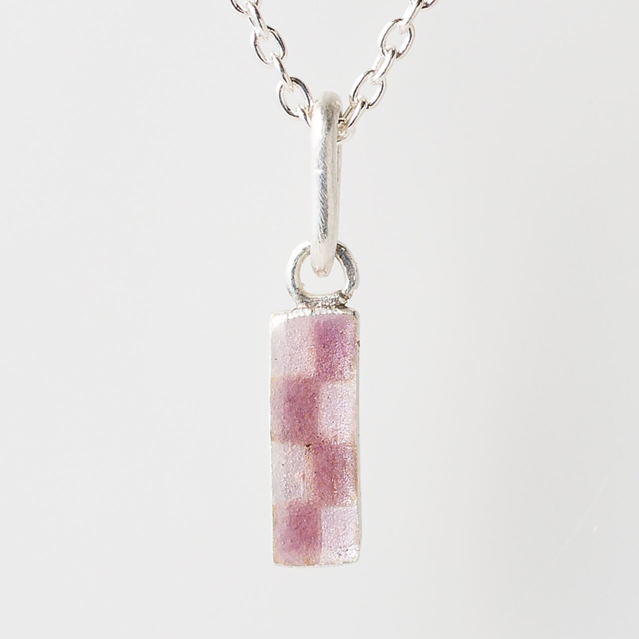 CHECK pink & grape - necklace -
