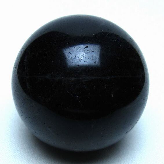 モリオン 黒水晶 丸玉 59mm 一点物 151-9590