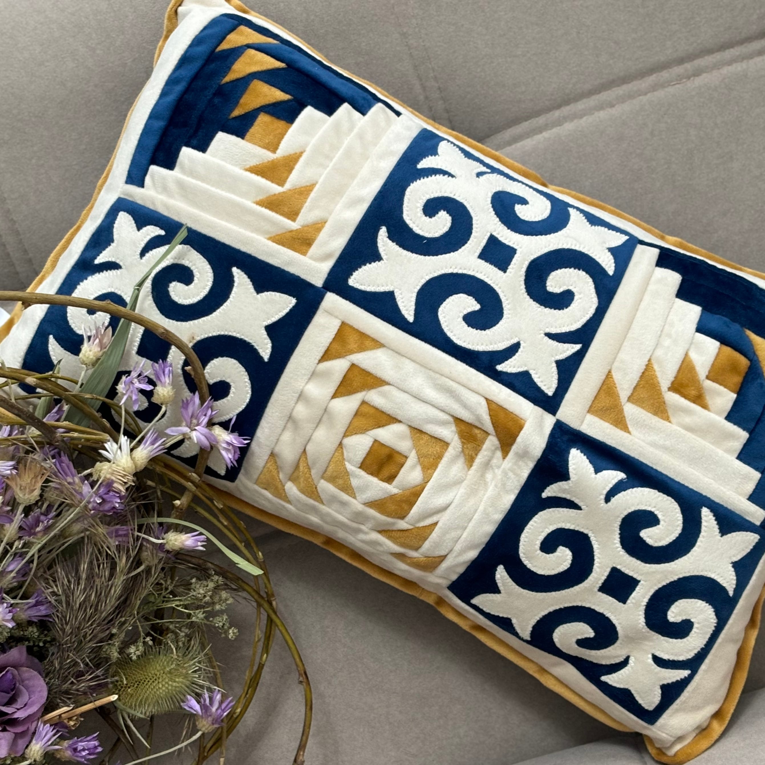 人気No.2】2月末再入荷予定！ キルギスパッチワーク・ハーフ