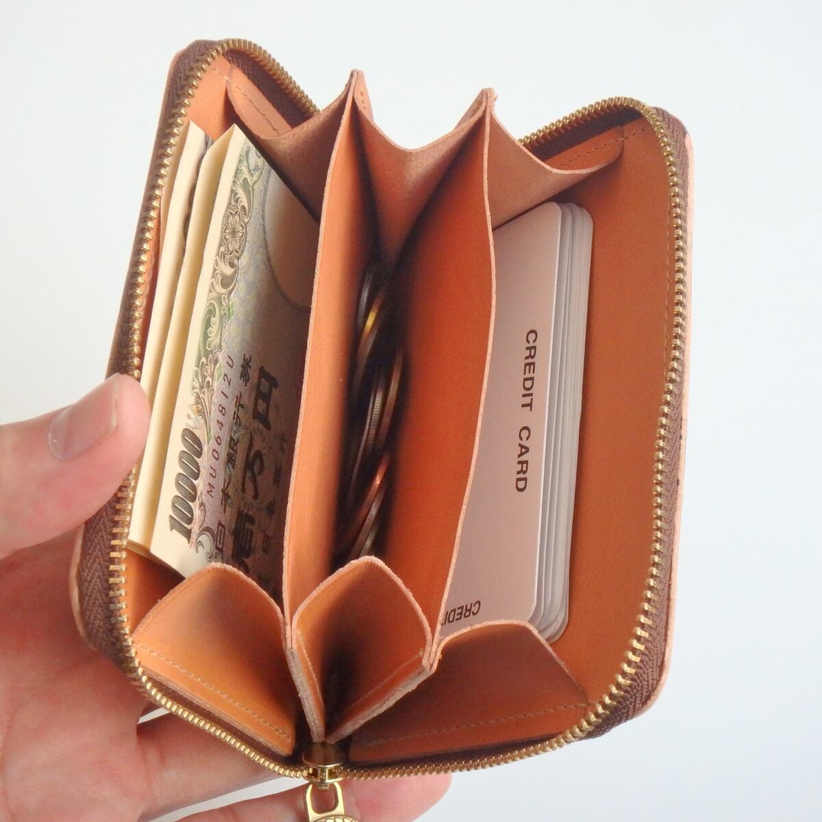 Ryu パッチワーク牛革長財布