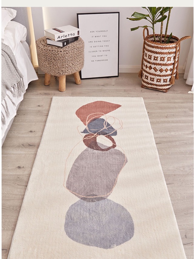 北欧風カーペットL　80cm x 160cmサイズ