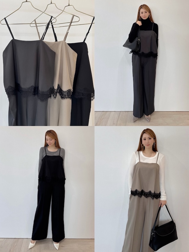 レースデザイン オールインワン ¥7,200+tax