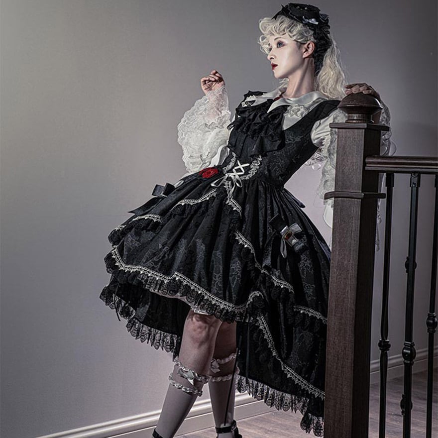 予約販売 王子系 少年装 ミニハット 帽子 薔薇 レース 双子コーデ