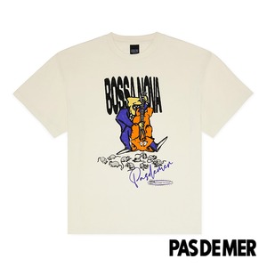 【PAS DE MER/パドゥメ】BOSSA NOVA TEE Tシャツ / CREAM / SS24-12105