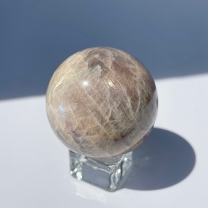 サン&ムーンストーン スフィア(丸玉)14◇Sun & Moon Stone Sphere◇ 天然石・鉱物・パワーストーン