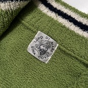 SINA COVA シナコバ ロゴ入り ハーフジップ パイル トレーナー シャツ サイズ 2L /グリーン系/メンズ