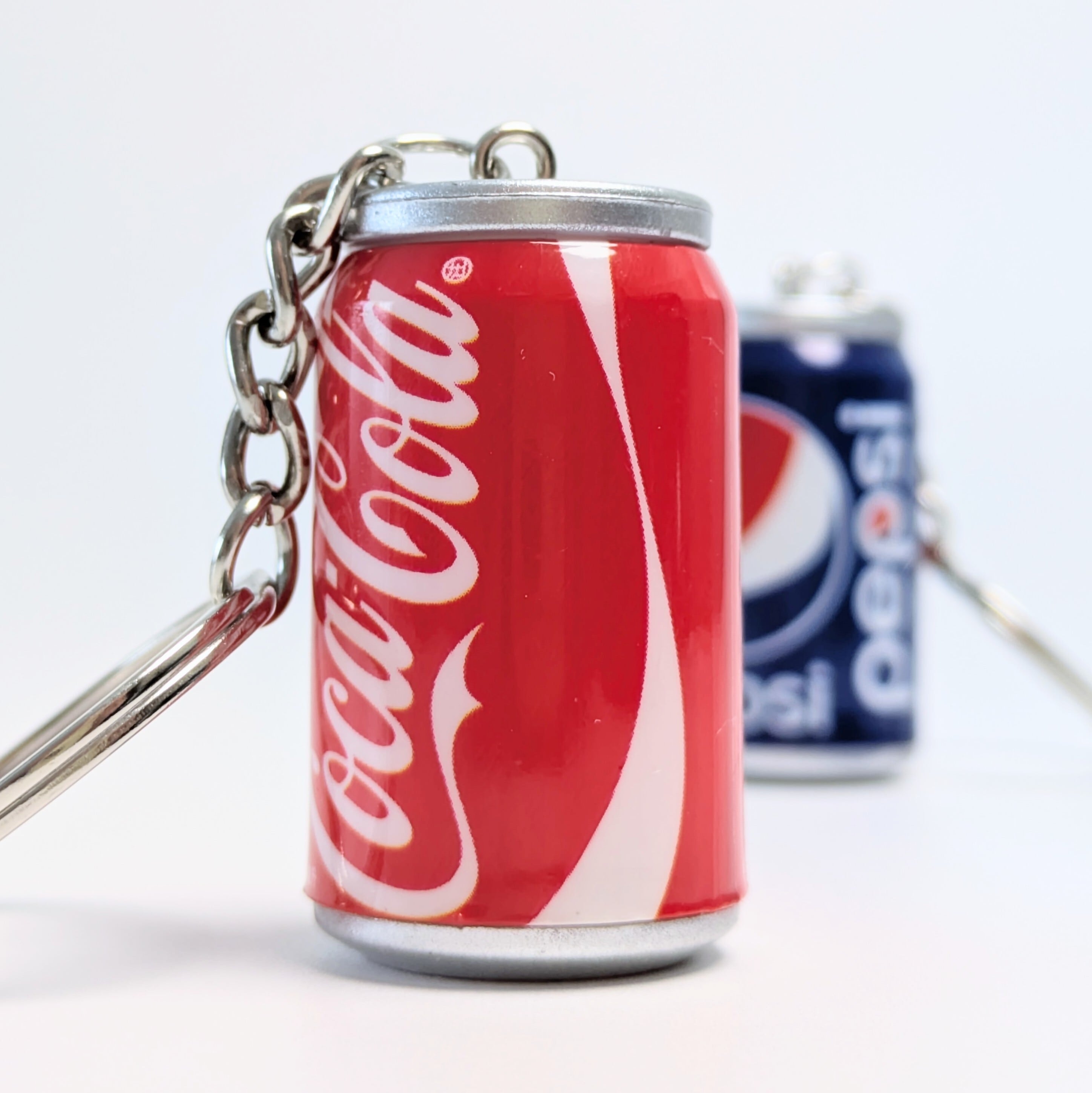 【 ドリンク缶キーホルダー 】 PEPSI / Coca-Cola ペプシ コーラ〚アメリカン雑貨 アメトイ〛