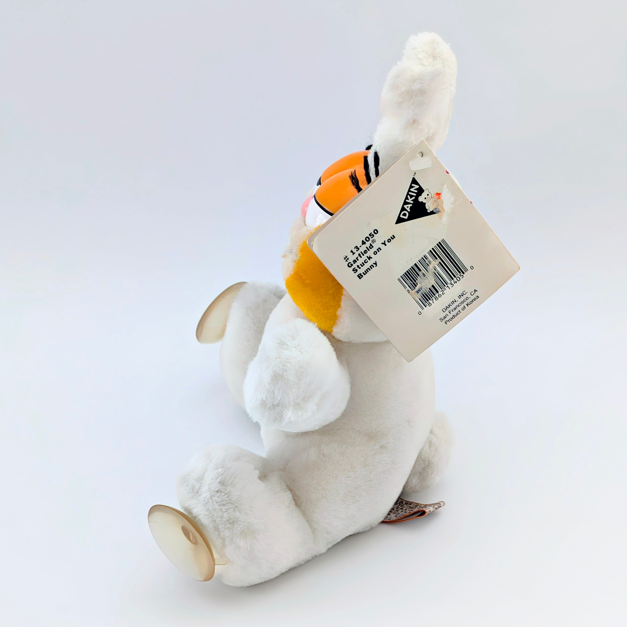 ☆ VINTAGE 1980年代初期 ☆【 Garfield ( ガーフィールド ) 】『 GARFIELD STUCK ON YOU 』吸盤付きぬいぐるみ プラッシュ plush 1980年代年製 〚アメリカン雑貨 アメトイ〛