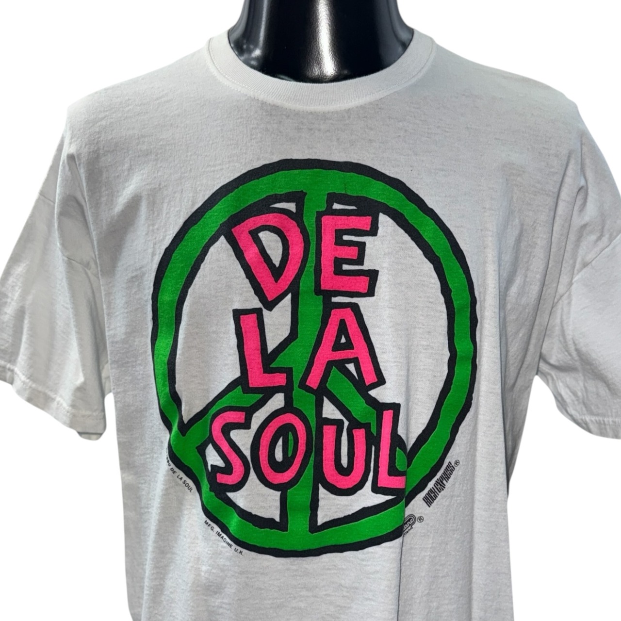 【DE LA SOUL】デラソウル  "PEACE" SCREEN STARS TAG MADE IN MOROCCO