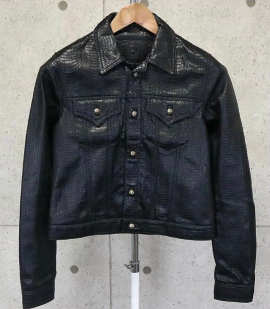 CHROME HEARTS クロムハーツ パイソン クラシックジーン レディース ジャケット