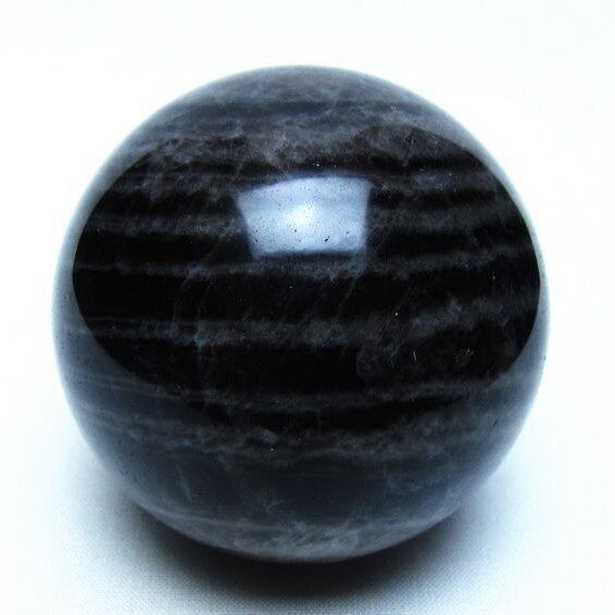 モリオン 黒水晶 丸玉 62mm 一点物 151-9458