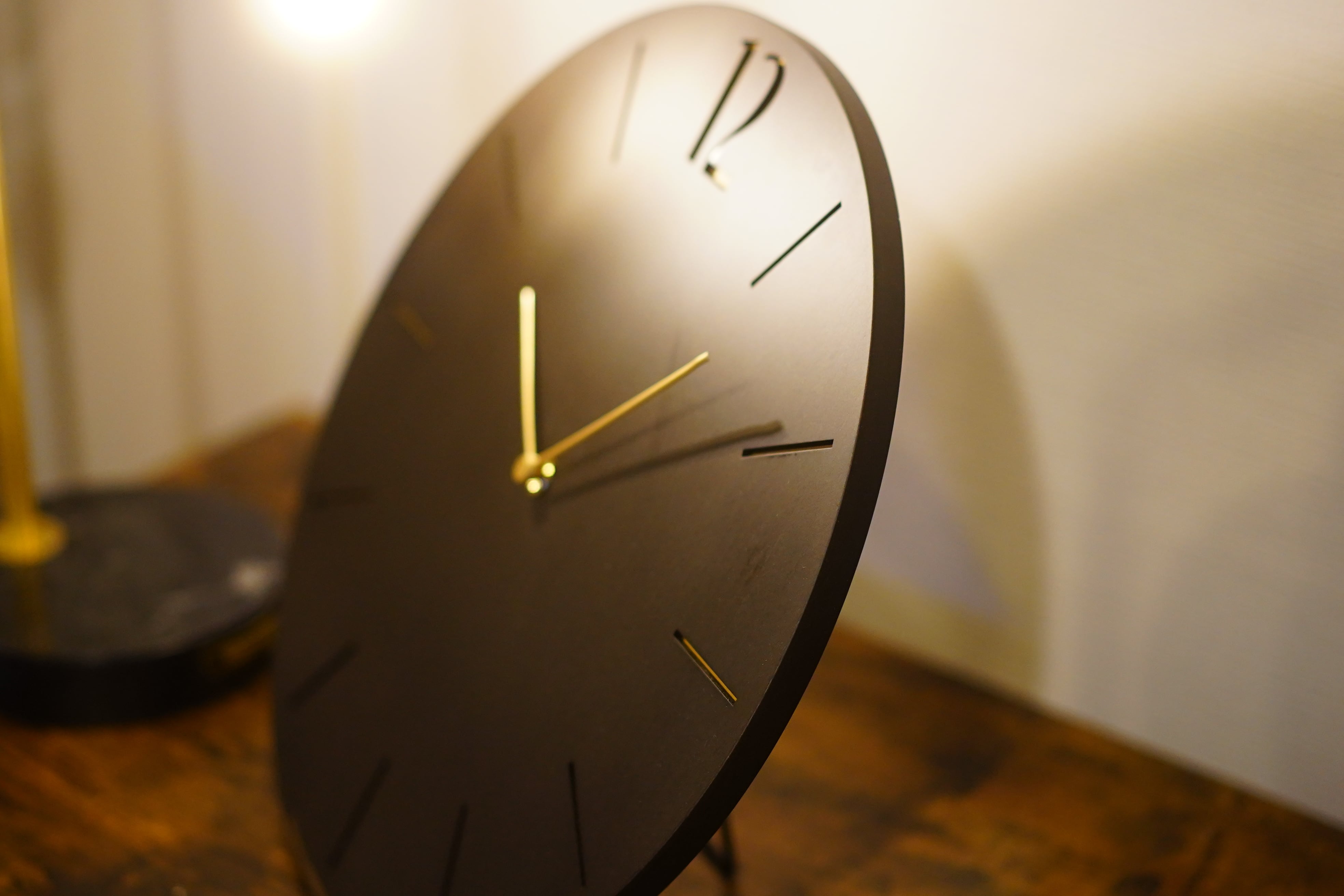 電波時計 PROUD CLOCK BLACK | シャンブル【CHAMBRE】byインターゼロ