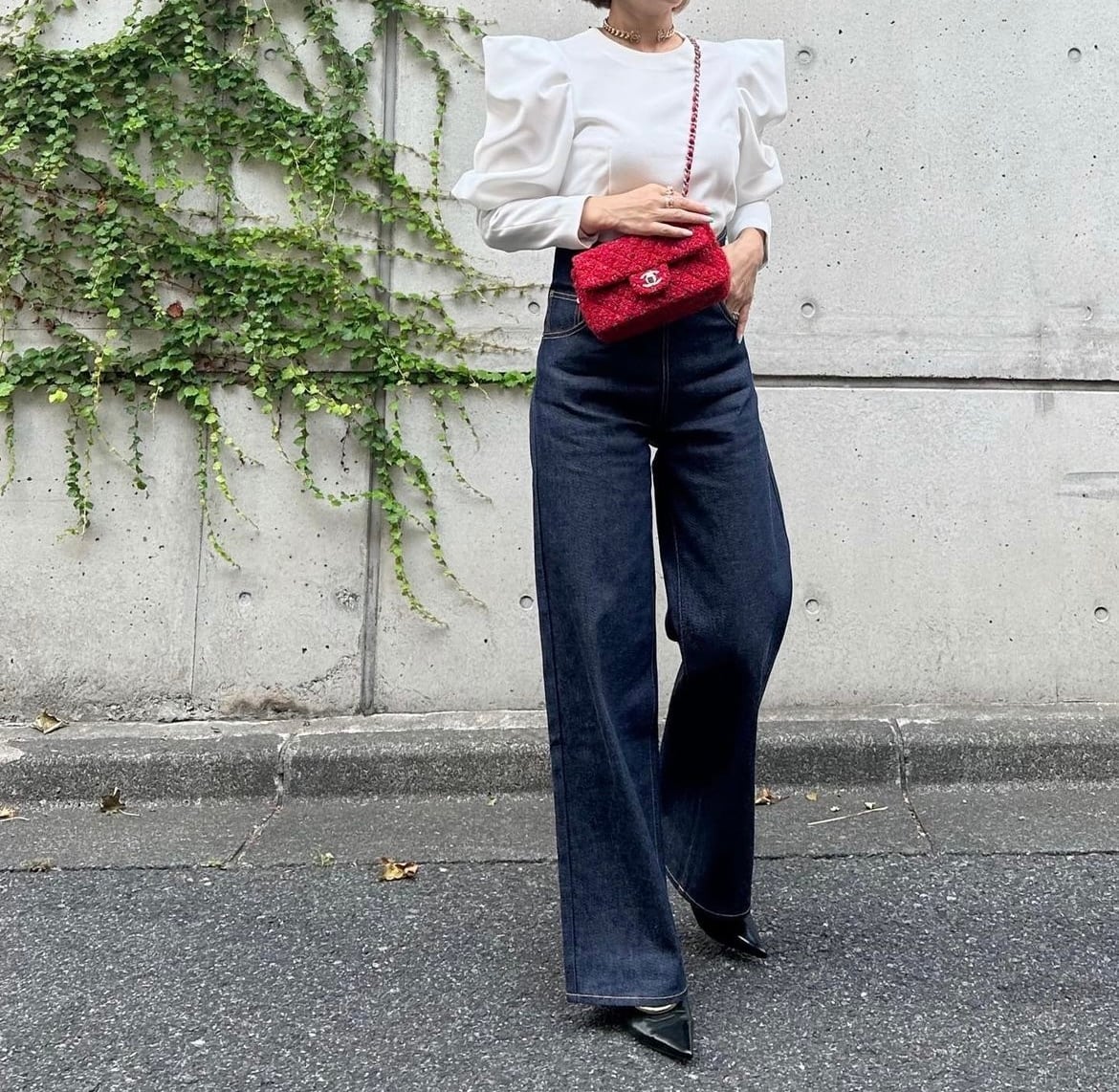 早い者勝ちcygne新品未使用とんがりパフtops Manon ホワイトサイズ1｜長袖 