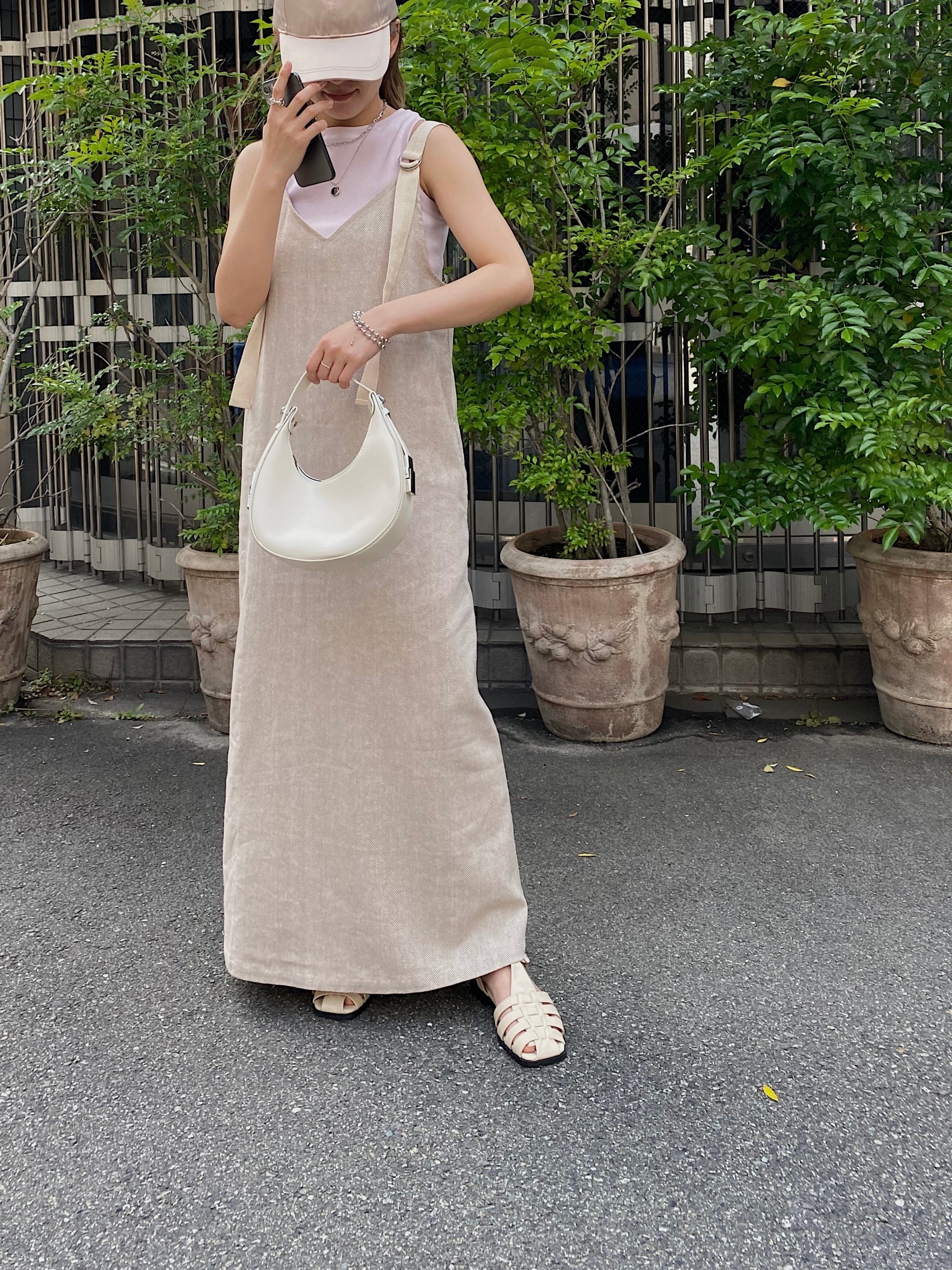 new herringbone switch strap linen OP | nananamoe