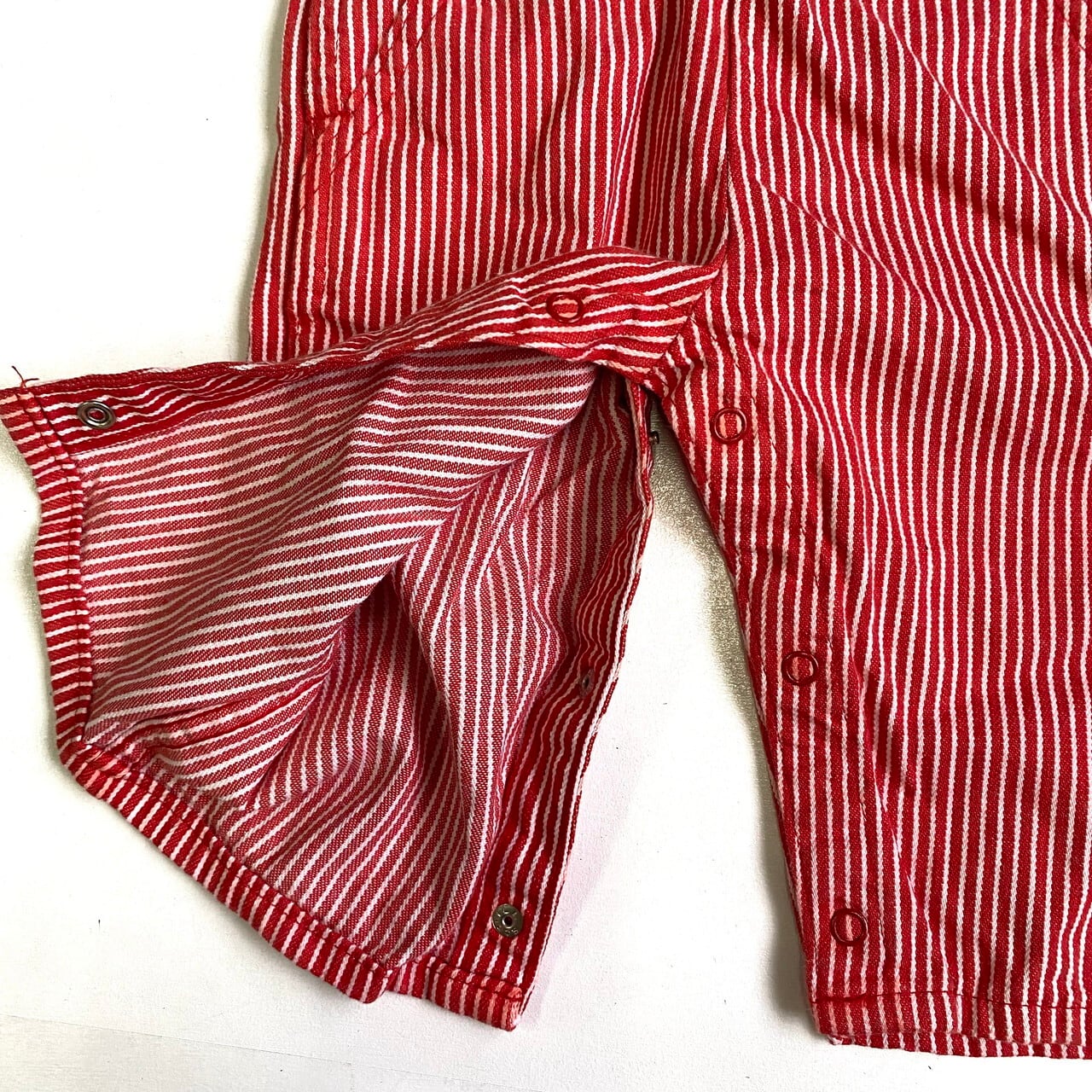 〓OSH KOSH〓 60-70's vintage RED オーバーオール kids】80年代 オシュコシュ コーデュロイ オーバーオール キッズ6歳