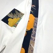 【tshirts121】XLsize KIMONO T-SHIRTS black