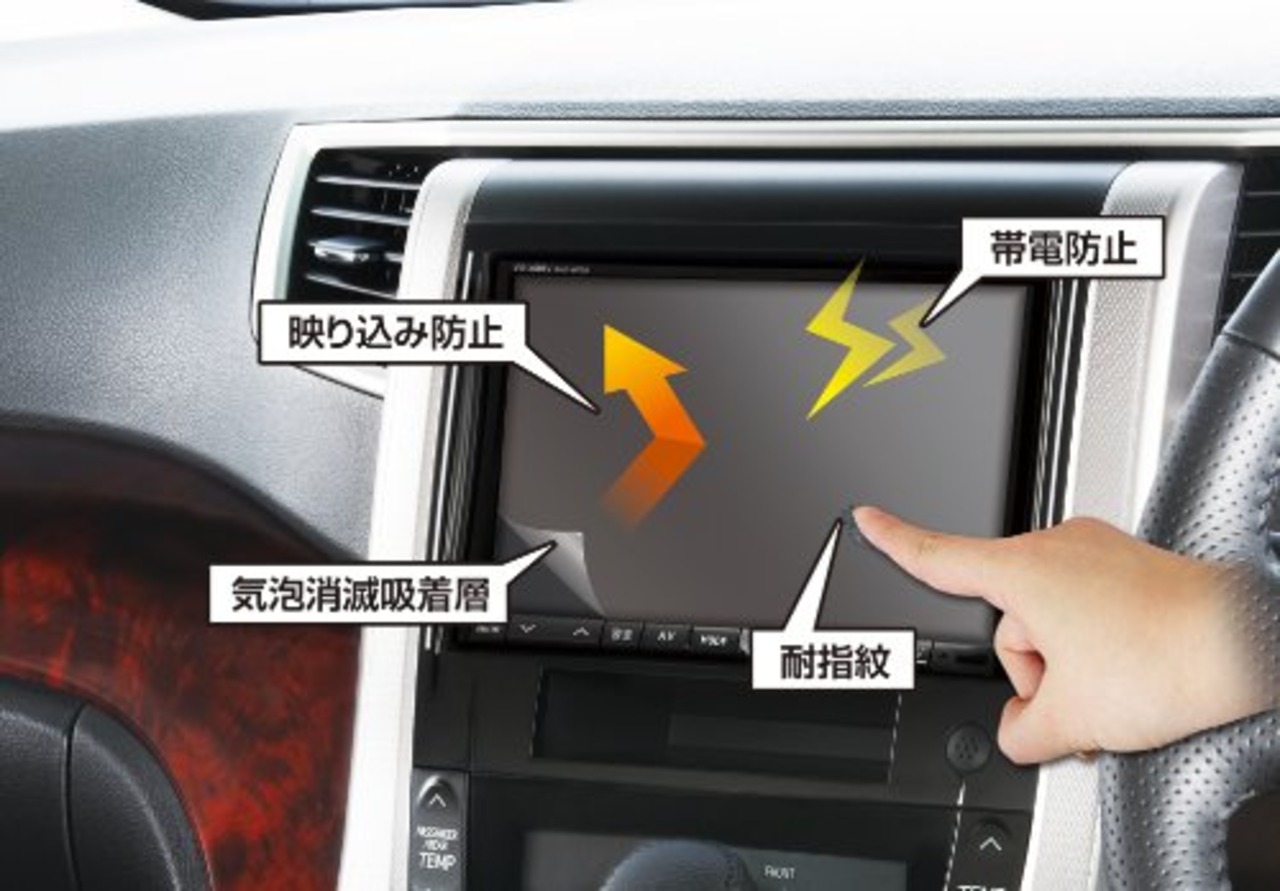 槌屋ヤック(Tsuchiya Yac) 車内用品オーディオパーツ 多機能保護シート7インチワイド 10×178mm VP-99