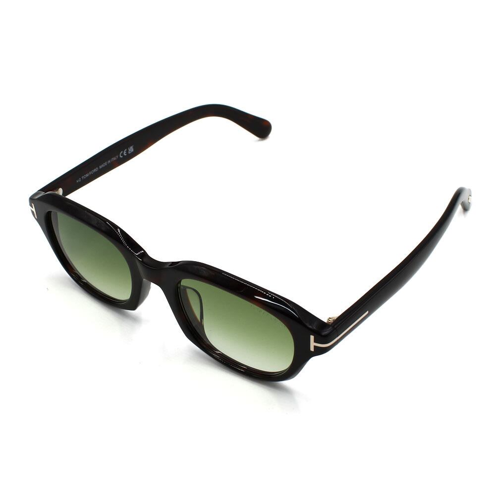 TOM FORD SUNGLASSES ASIAN FIT FT1147D 52P 51 GREEN D.HAVANA トム