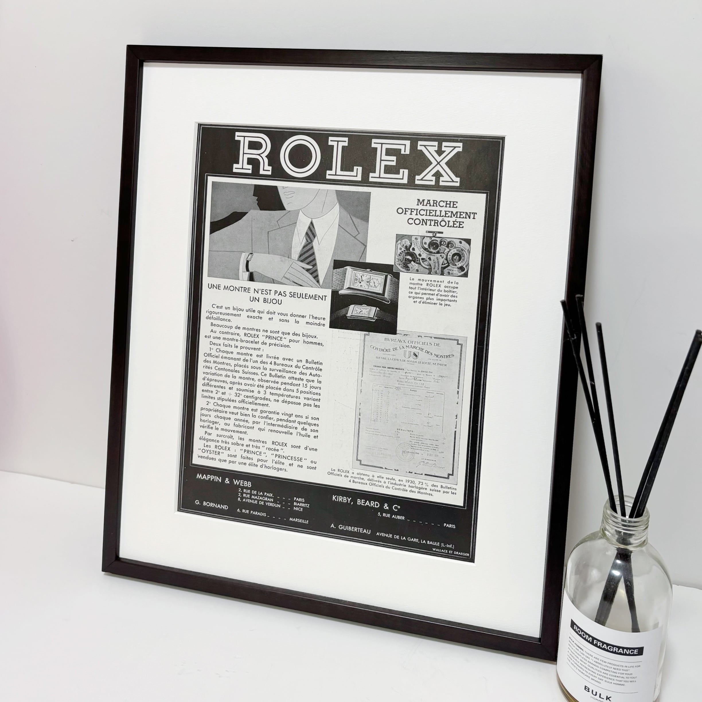 再販！入手困難！1959 広告＞Rolex ロレックス Black Cat ポスター