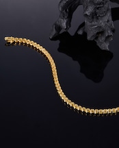 【Ice99】Bezel Tennis Chain Bracelet【Moissanite/2mm】