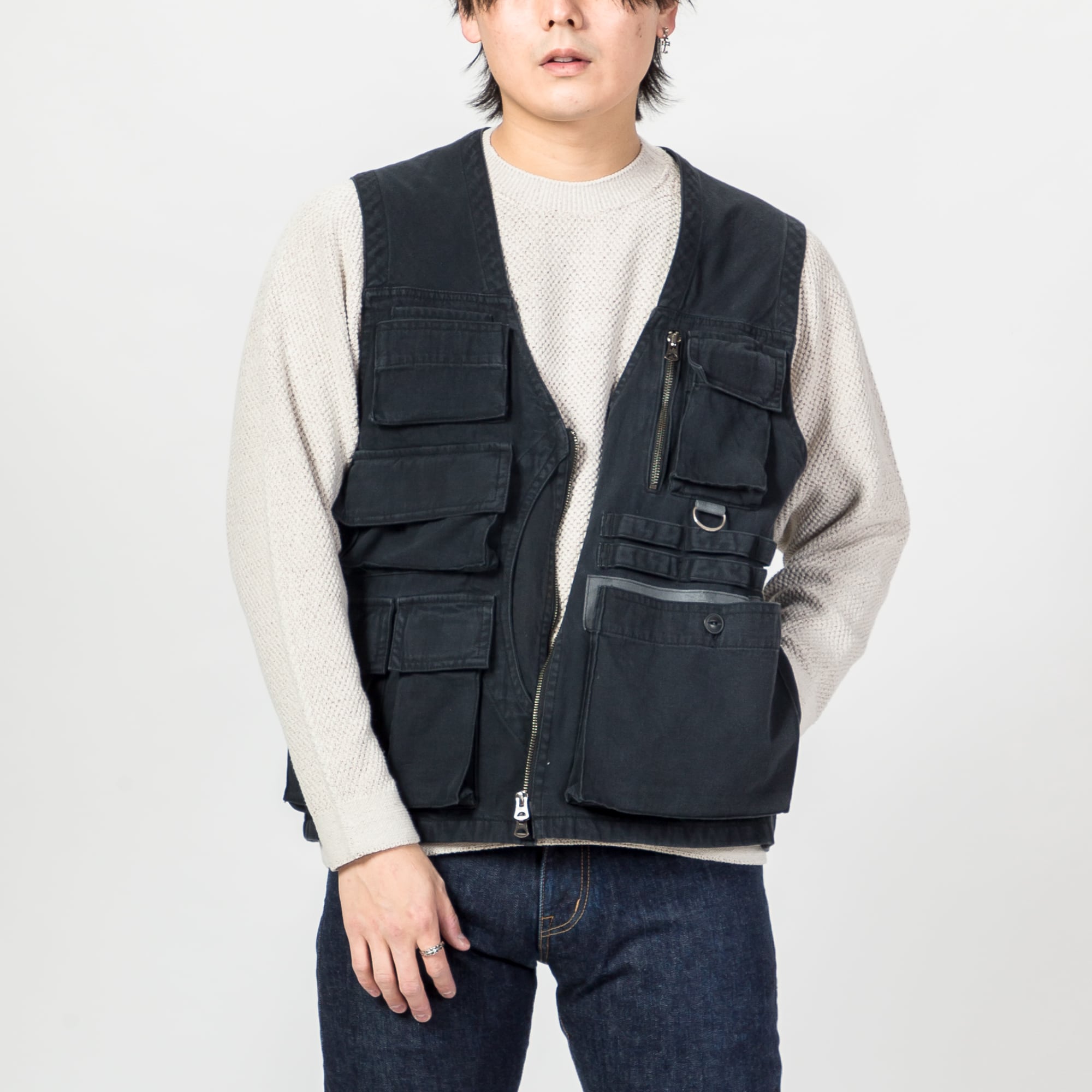 アドベンチャーベスト ブラック | EDGE OF LINE｜ONLINE STORE