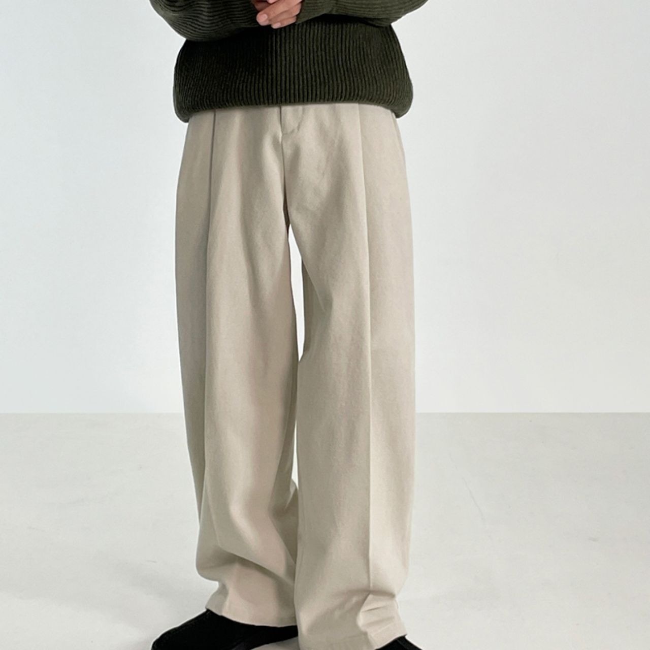 シンプルベーシックフレアパンツ　MT0080338