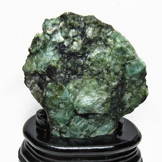 エメラルド 原石 台座付属 一点物 181-4669