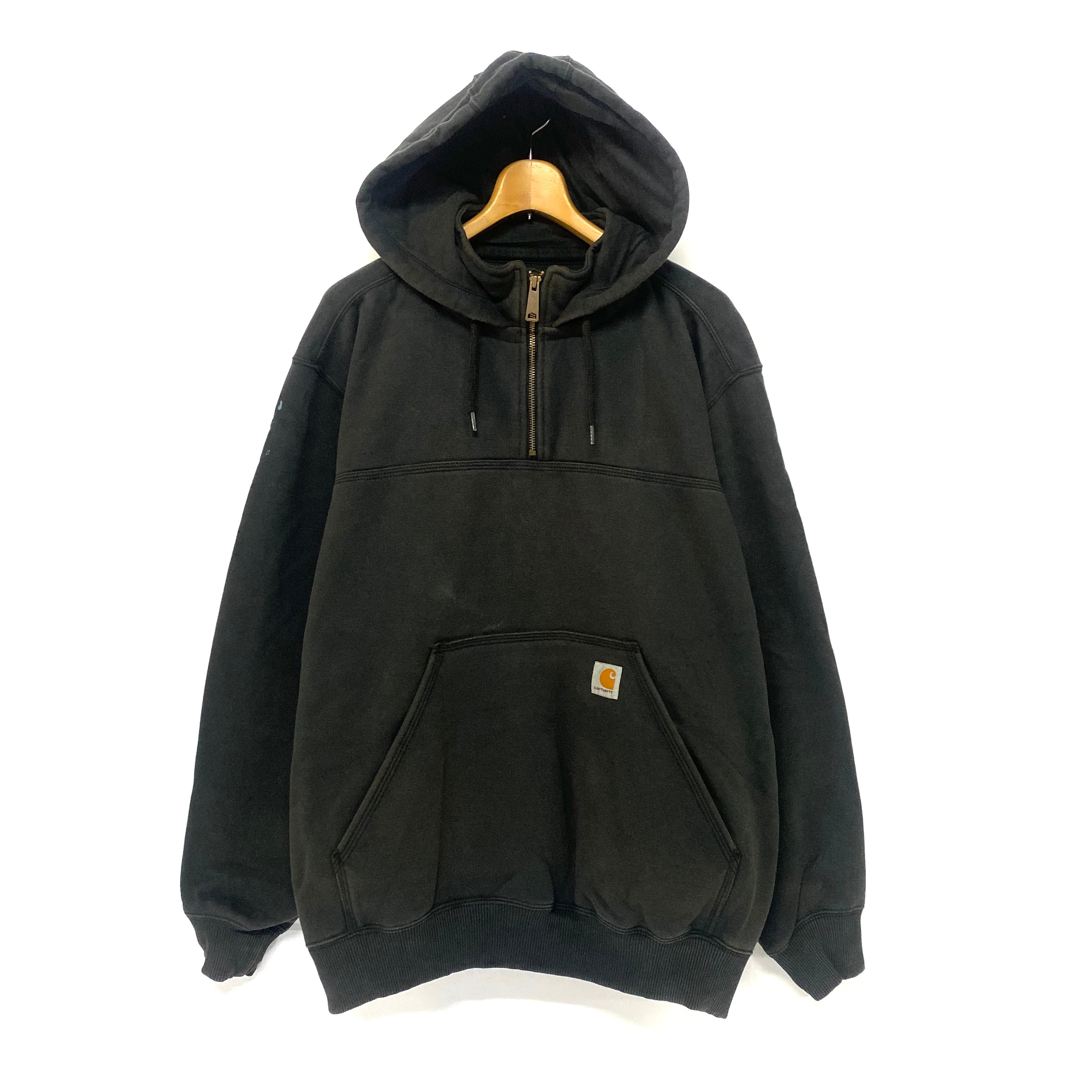 Carhartt☆カーハート　ワンポイントロゴ　ハーフジップ　スウェット　XXL