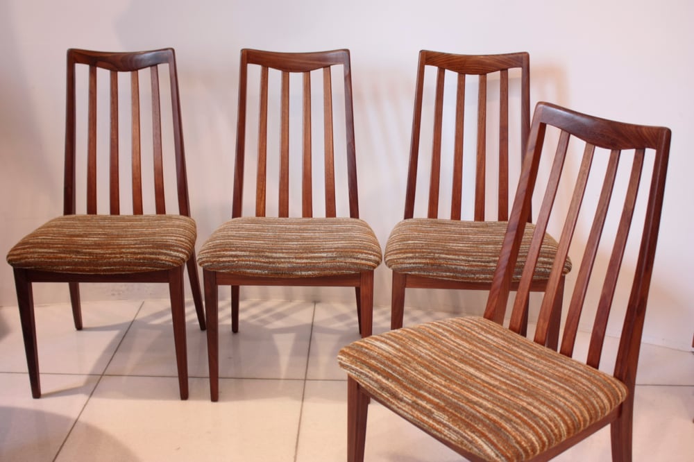 北欧ビンテージチェアG-PLAN 「フレスコ」ハイバックチェア4脚セット