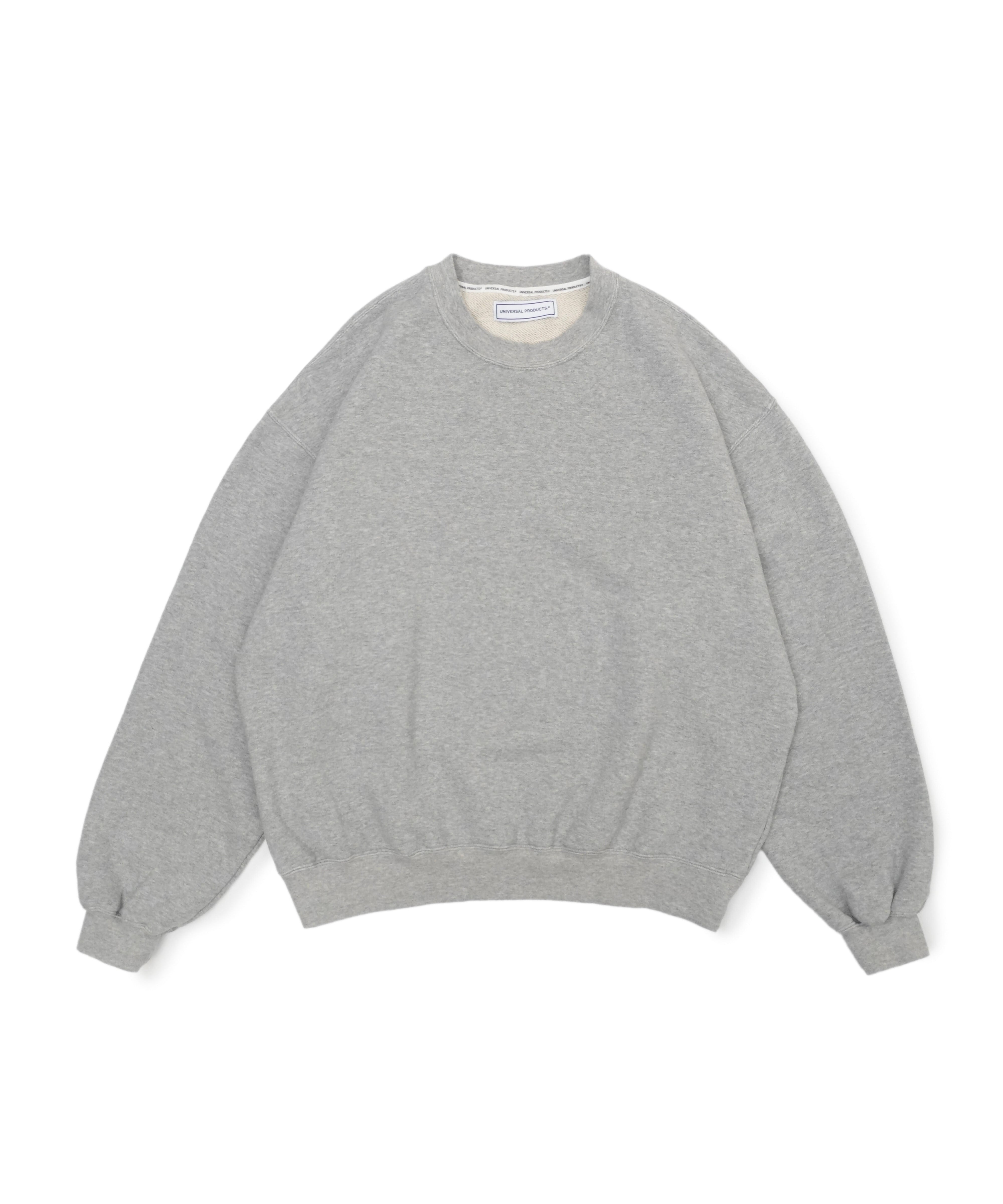 ユニバーサルプロダクツ JUMBERCA CREW NECK SWEAT 3 UNIVERSAL PRODUCTS - JUMBERCA CREW NECK SWEAT/TOP GRAY