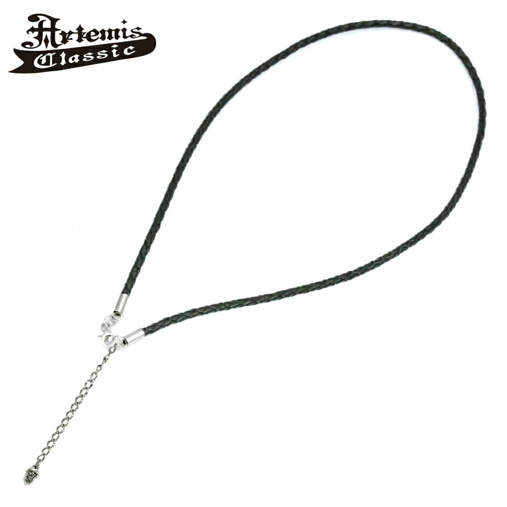 AC四つ編みレザーネックレス ACCN0043 AC quartet leather necklace