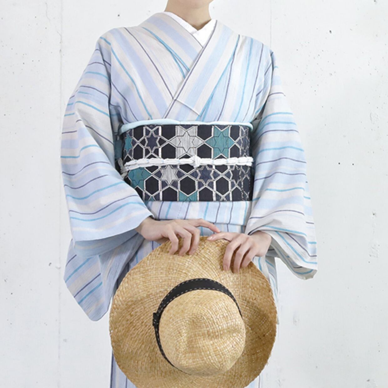 九寸名古屋帯 「モザイクタイル」 59kimono2022 | えんや呉服店 ウェブ