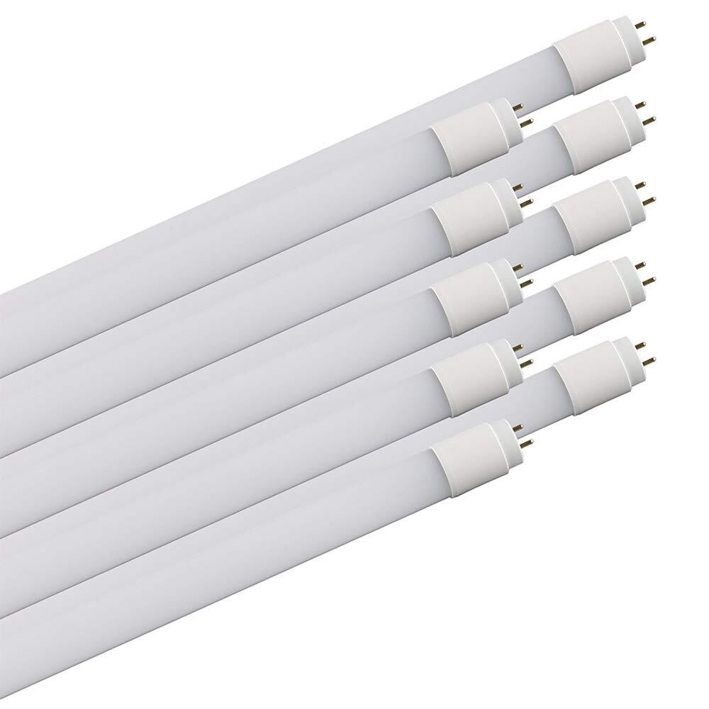 LED蛍光灯 40w形 直管 グロー式の照明台座専用 工事不要 40w形 直管蛍光灯 両側給電LEDランプ 120cm 昼白色 5500K 使用する前に必ず「グロー球」を外す 高輝度 2000LM 広い照射角 270度 全光束 (昼白色, 10本)