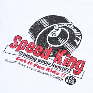 CAL8175 "Speed King" T-Shirt ／ホワイト