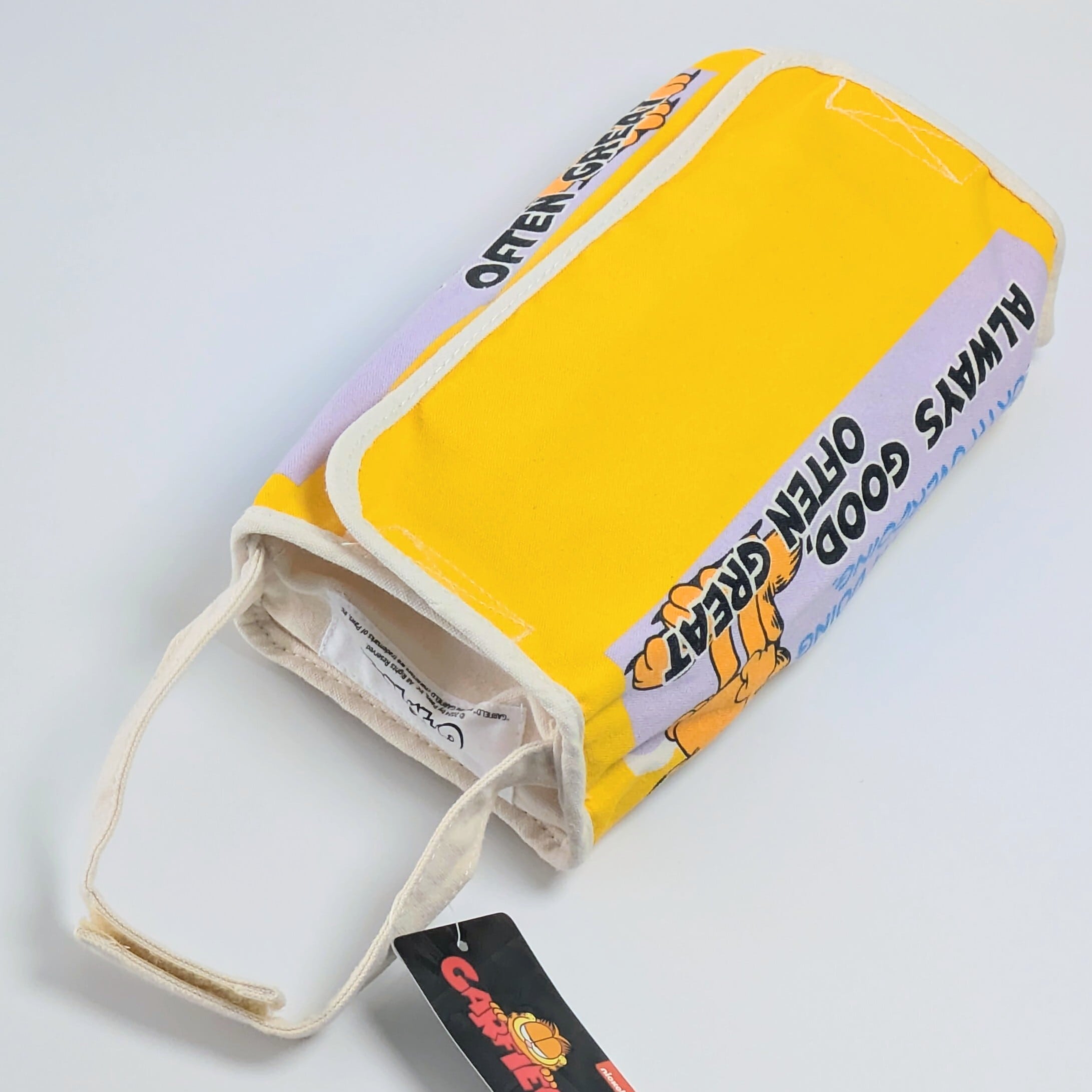 ✨️ティッシュのドレスアップに♡✨️ Tissue Cover / ティッシュカバー 吊り下げ / ティッシュケース【 Garfield ( ガーフィールド ) 】YELLOW