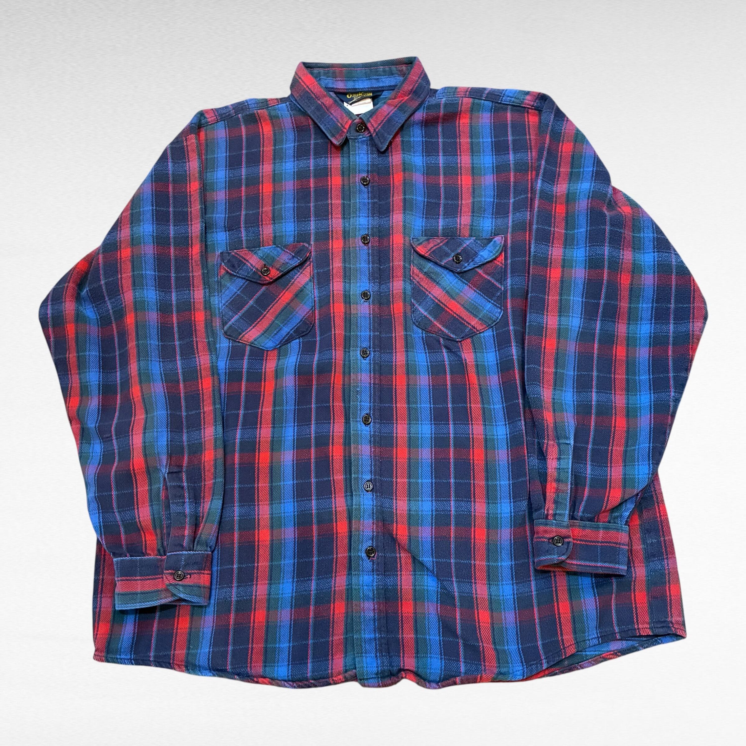 50s NATIONAL オンブレ　シャドーチェック　レーヨンブラック×オレンジ 50s NATIONAL オンブレ シャドーチェック レーヨンブラック