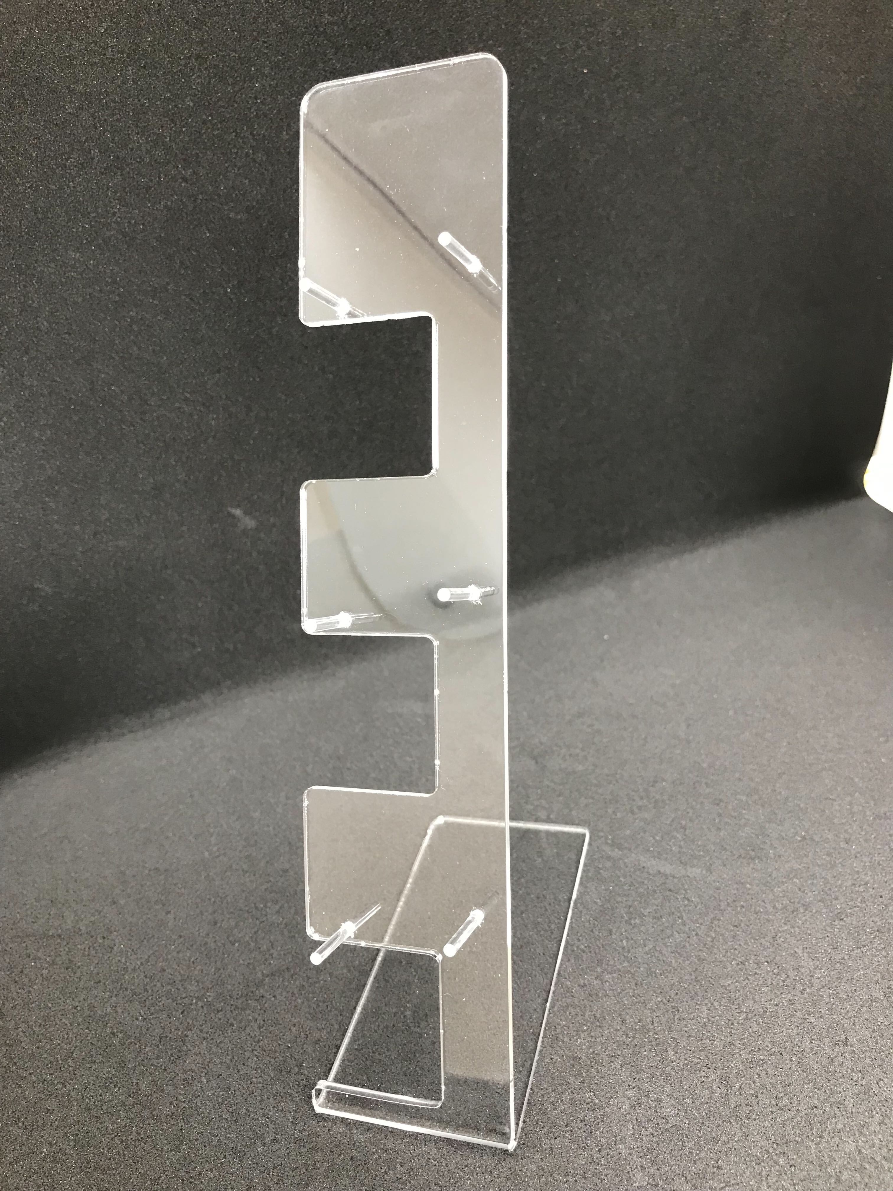 アクリル ルアーディプレイスタンド M 3lure 幅 4.0cm 奥行 8.0cm 高さ 17.0cm 重さ 20.0g