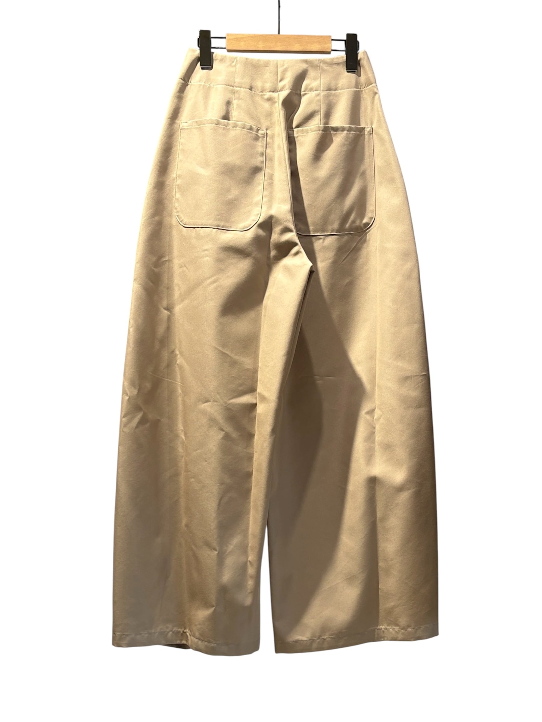 26AW】nagonstans ナゴンスタンス / ワイドパンツ / oval wide pants