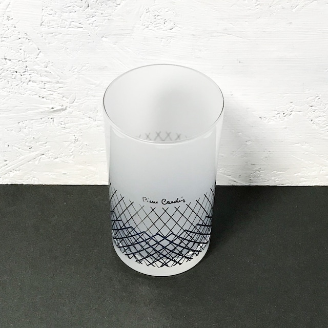 【R-921】ピエールカルダン磨りガラス加工グラス