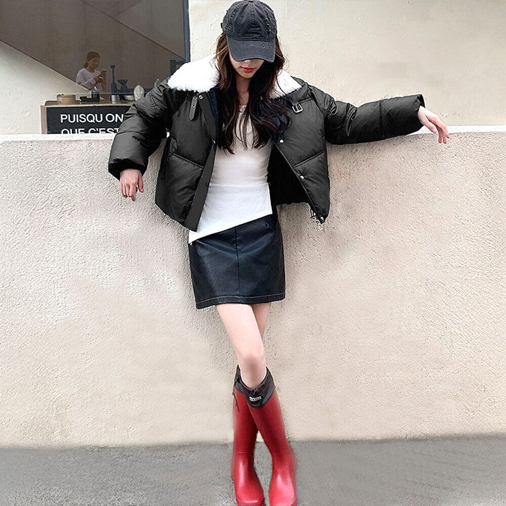 【新品M】保温　あったかセットアップ　防寒　中綿ジャケット＆キルティングスカート 新品M】保温あったかセットアップ防寒中綿ジャケット