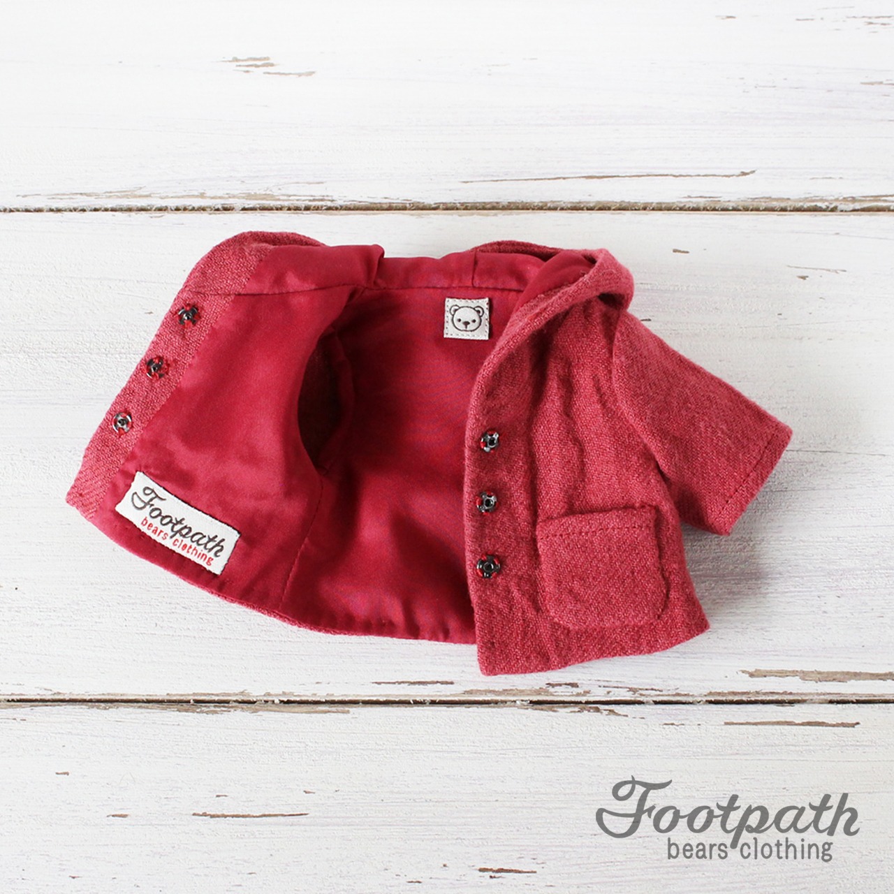 Vsb-1006 Red hood jacket