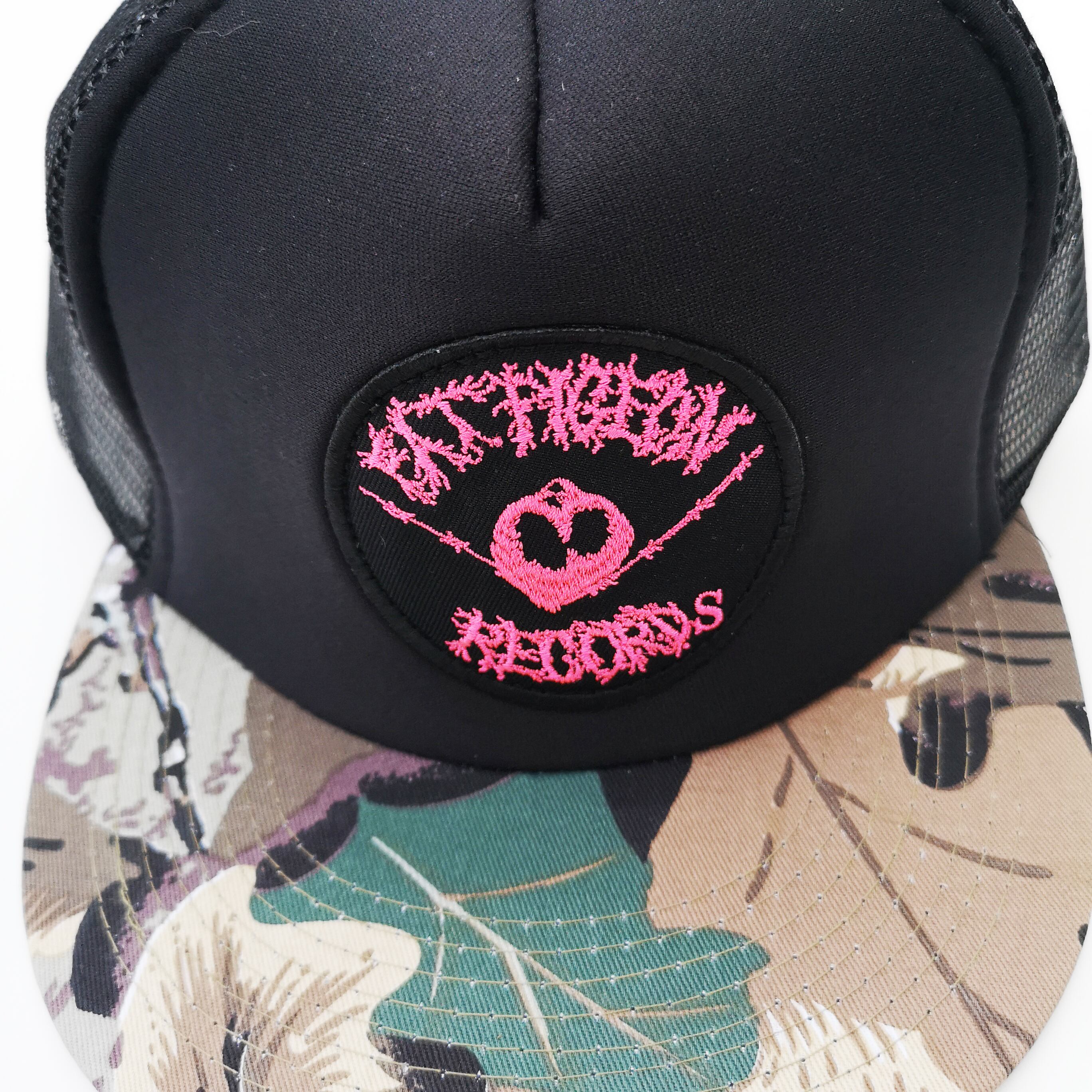 FAT PIGEON RECORDS CAMO MESH CAP