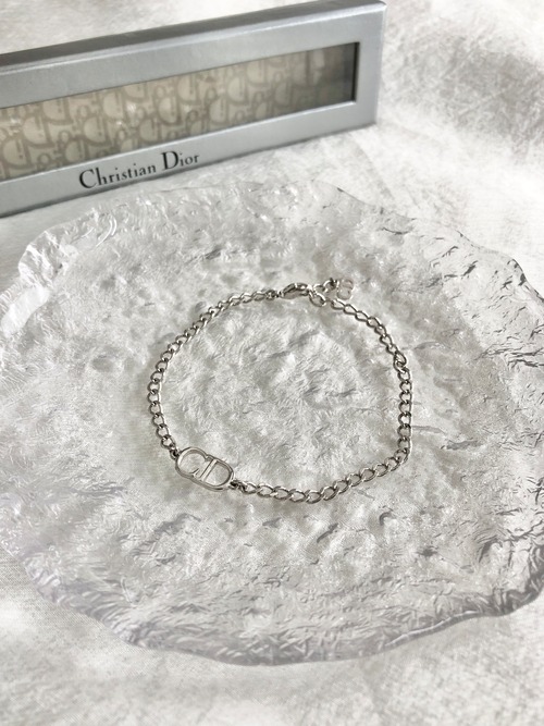 Christian Dior クリスチャン ディオール ブレスレット シルバー CD vintage ヴィンテージ オールド syefv4