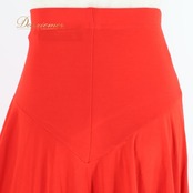 フラメンコ 衣装 ファルダ スカート 赤 刺繍 ボランテ フリル 花 伸縮 prima boutique プリマブティック ストレッチ レッスン 練習着 レッド系 赤 フラメンコスカート かわいい おしゃれ デザイン レディース 踊り スポーツ ダンス用 練習用