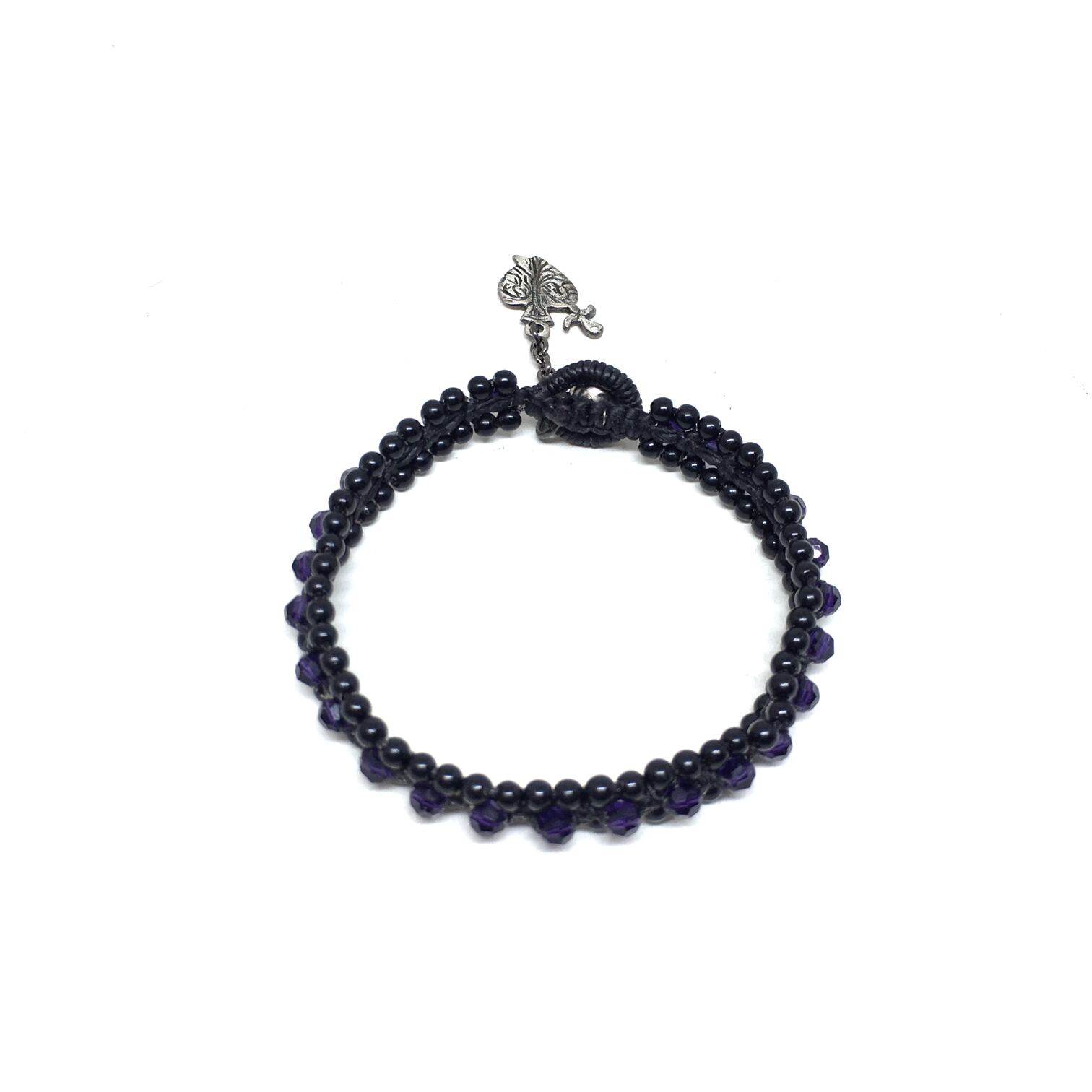 gunda BUBBLE SV BRACELET/Purple [バブルシルバーブレスレット/パープル] gunda online