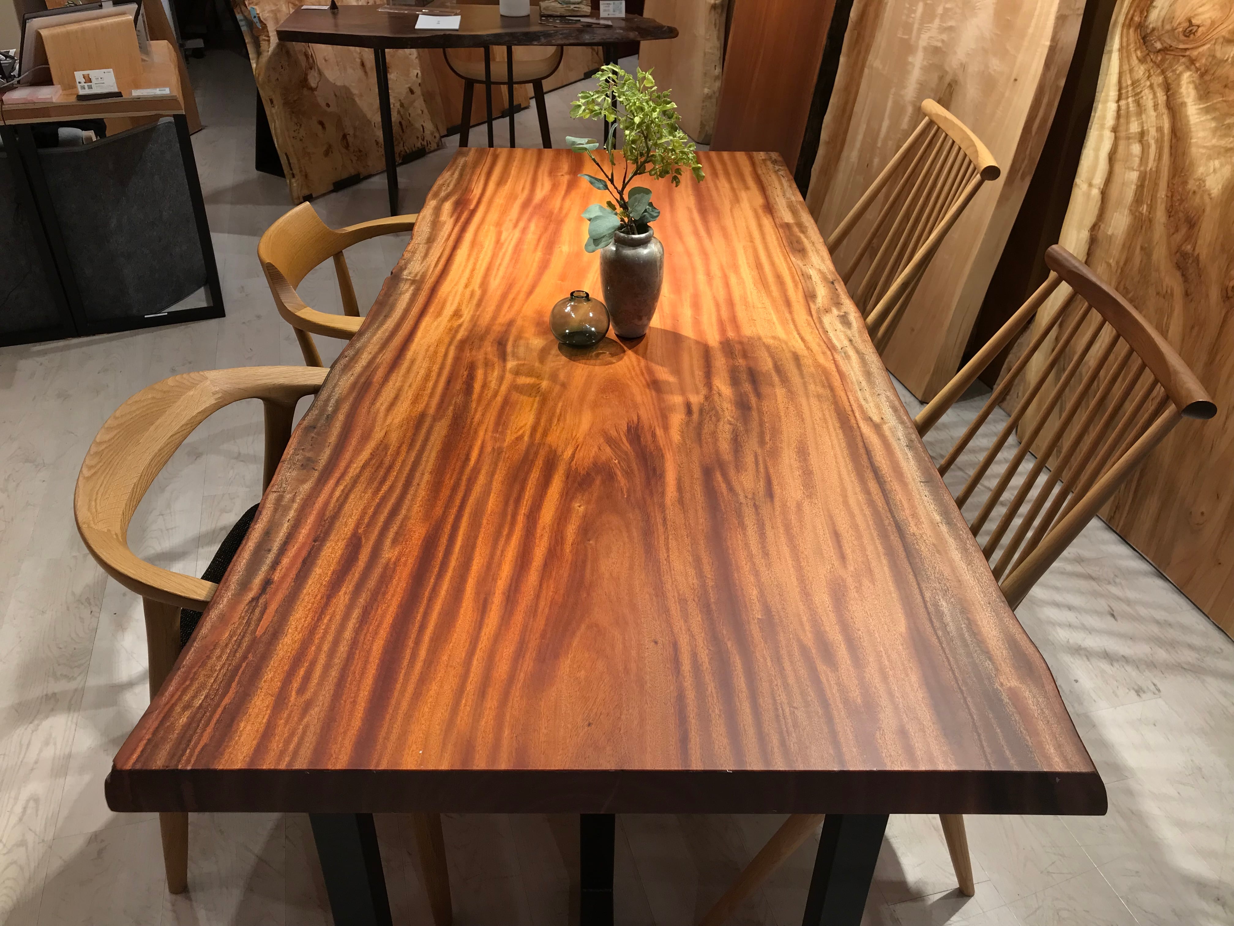 マホガニー_1800×900-800-760×60_横浜元町店_テーブル天板/一枚板