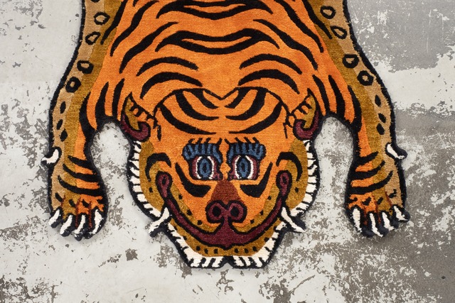 Tibetan Tiger Rug 《Sサイズ•シルク137》チベタンタイガーラグ