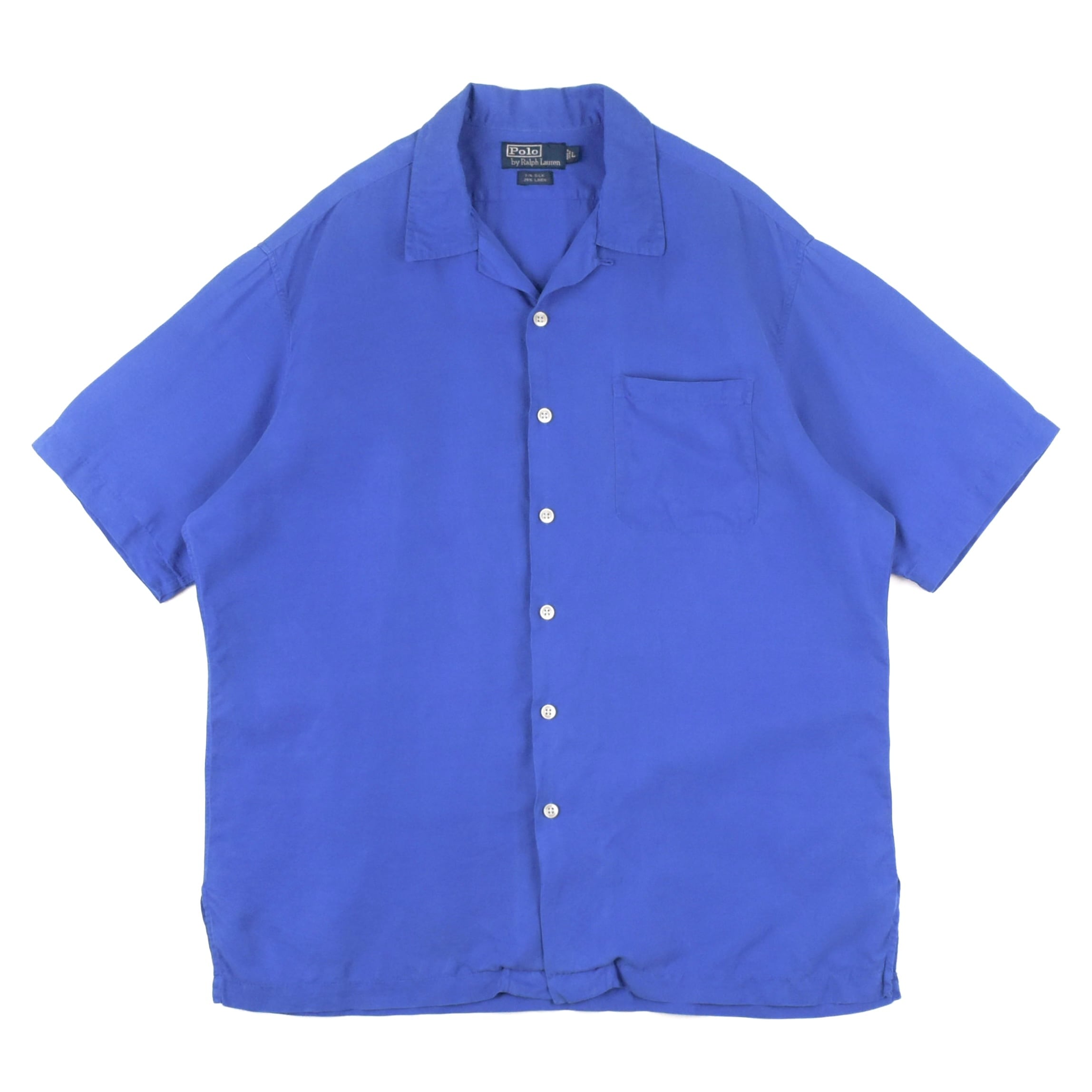 90s Polo Ralph Lauren Shirt IMPORTED SILK / XL | yowakeup