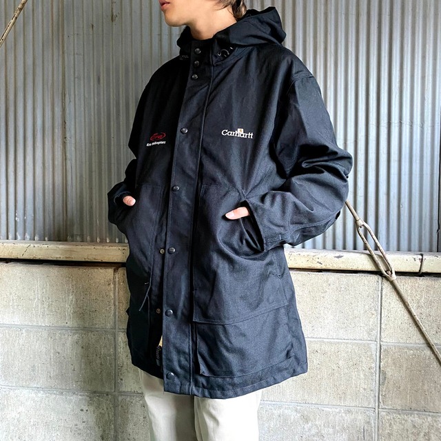 USA製 Carhartt カーハート ナイロンパーカー メンズXL相当 古着