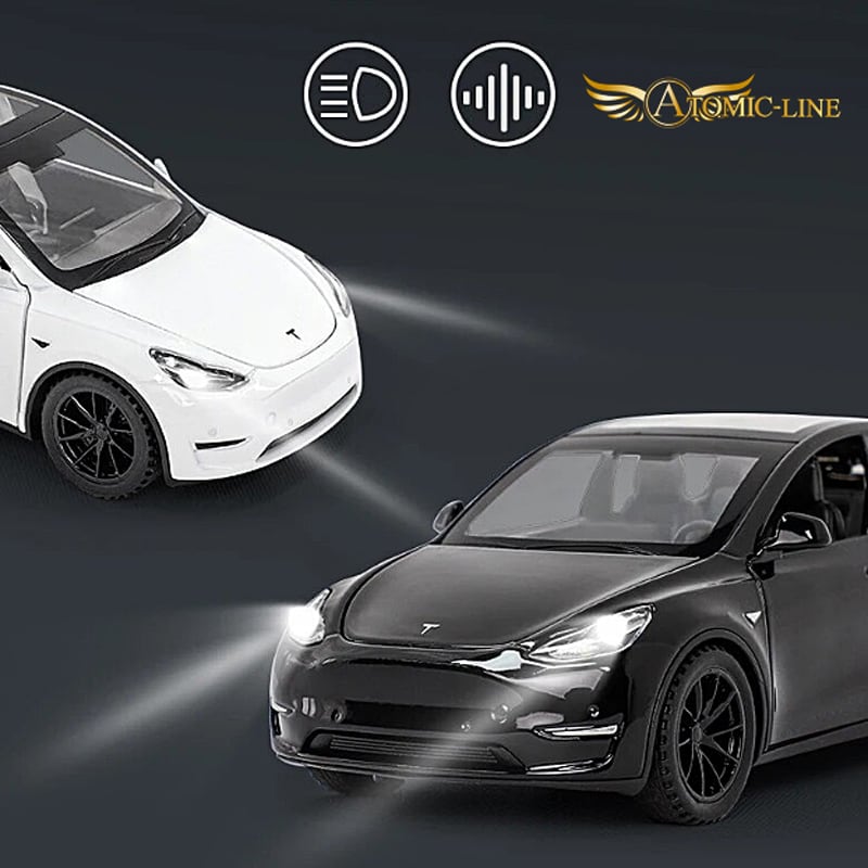 テスラ モデルY 1/18 ミニカー ModelY TESLA TESLA 1:18 Scale Model Y Diecast Model Car 3 Colors Official Goods